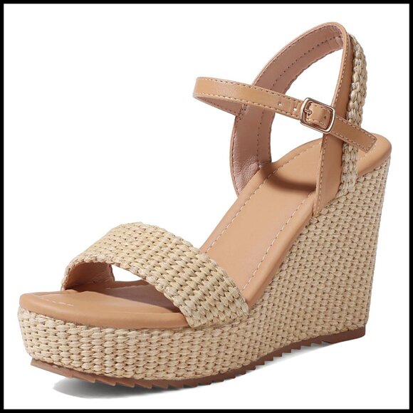 Espadrille Wedge Sandals Ankle Strap Platform Open Toe Chic Summer Wedges